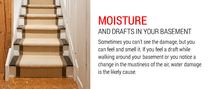 Moisture and drafts in your basement - Colonial Excavating 